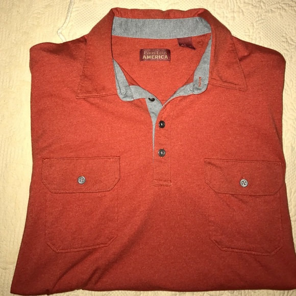 Burnt orange polo