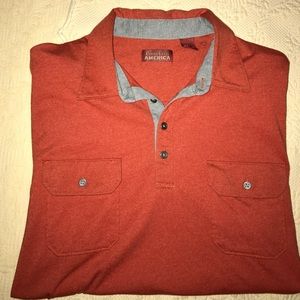 Burnt orange polo