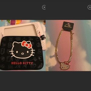 Bundle ipad2 case and hello kitty necklace