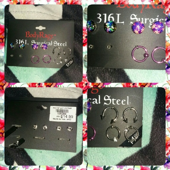 5 Pairs of Earrings