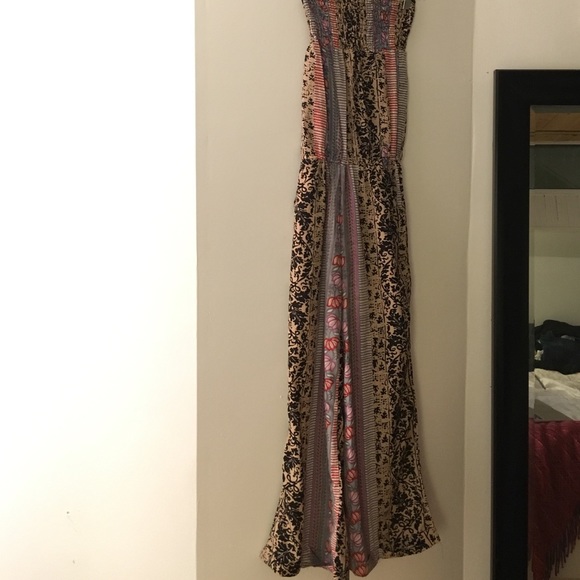 Printed strapless jumpsuit from Portugal