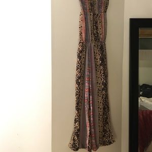 Printed strapless jumpsuit from Portugal