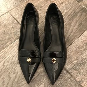 💕SALE💕 Tory Burch Black Patent Heels - Size 6.5