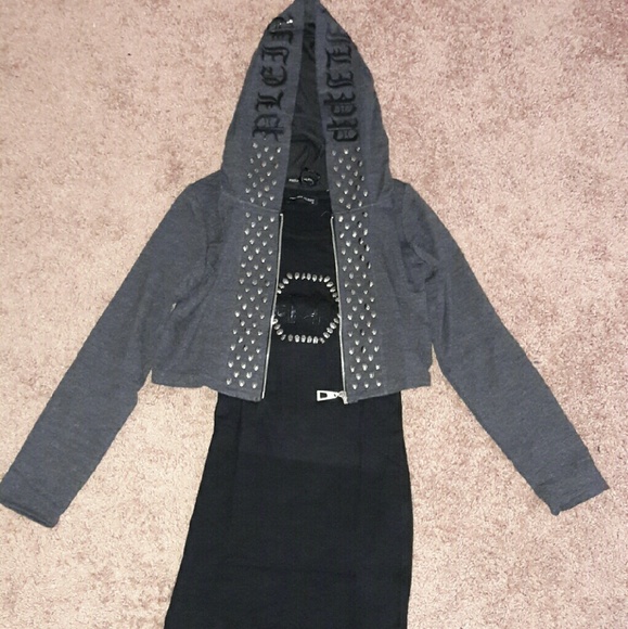 Black dress with jacket