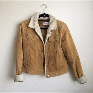 Fur Corduroy Jacket