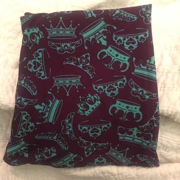OS Lularoe princess tiara/crown leggings