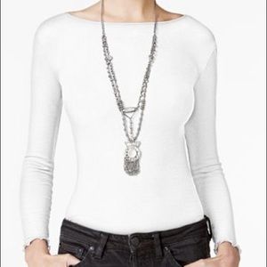 Free People basic long sleeve top. Never worn!