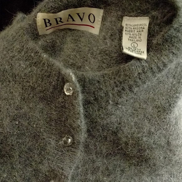 Beautifully worn Lambswool blend Cardigan - Picture 1 of 4