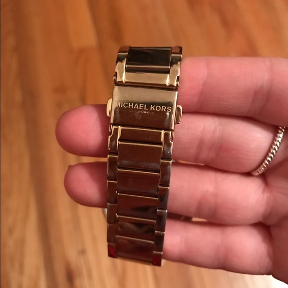 Michael Kors Womens Parker Gold-tone Watch