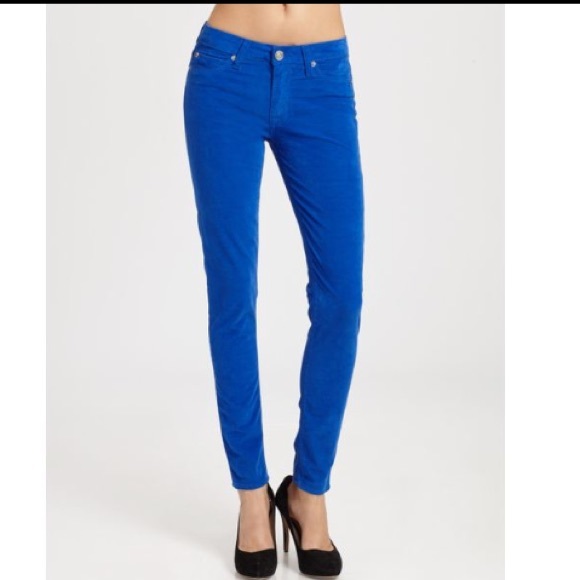 Hudson corduroy mid rise skinny jeans