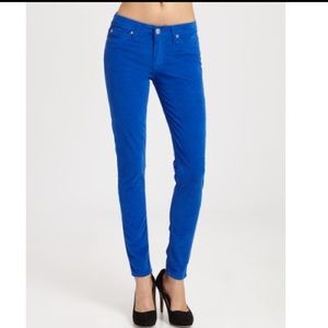 Hudson corduroy mid rise skinny jeans