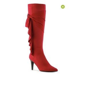 IMPO Telly Red Suede Dress Boots