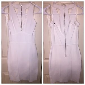 BCBG MAXAZRIA White Bandage Dress
