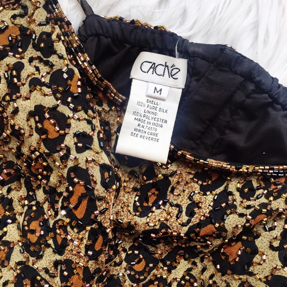 Cache leopard silk tank - Picture 4 of 4