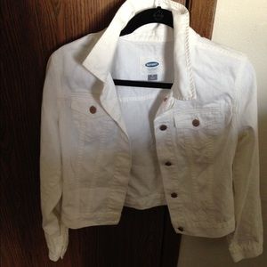 White Jean Jacket