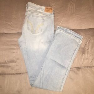 Hollister Distressed Light Wash Jeans