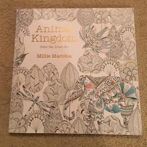 Animal kingdom adult coloring book