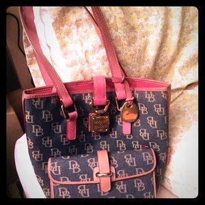 Original Dooney & Bourke bucket purse and wallet!