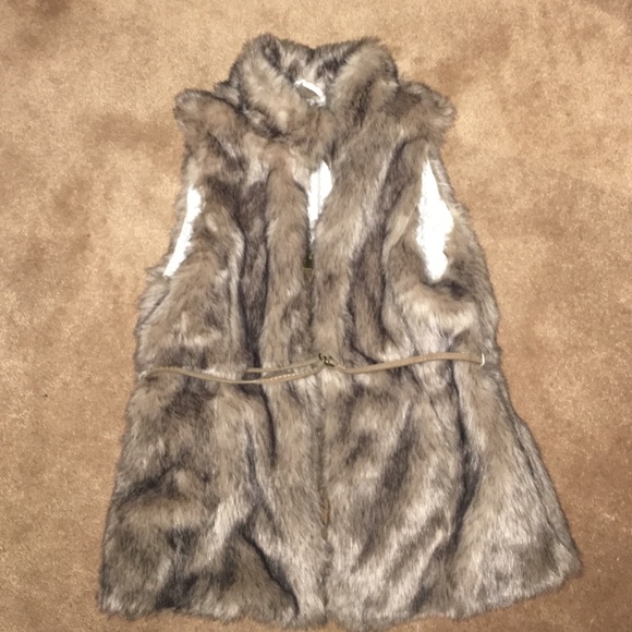 Zara Girls Faux Fur Vest