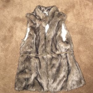 Zara Girls Faux Fur Vest