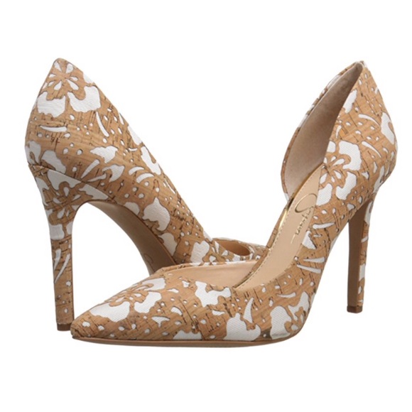 jessica simpson cork pumps