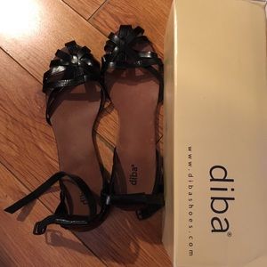 diba Black cage sandals, 11