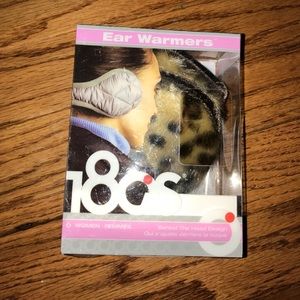 Authentic brand new Leopard 18os ear warmers