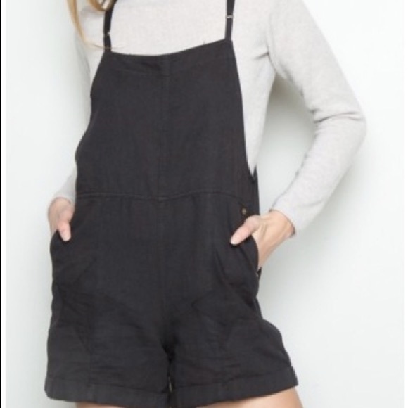 John Galt black overalls