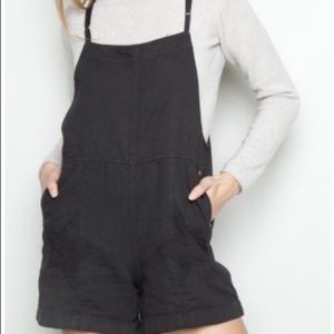 John Galt black overalls
