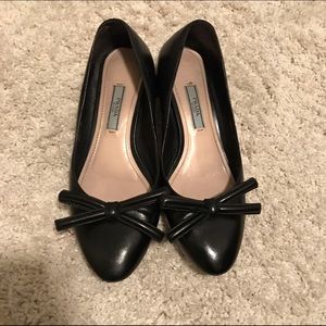 Prada bow kitten heels