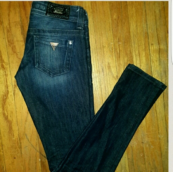 Guess Skinny Ultra Low Slim Fit Jeans - Picture 3 of 3