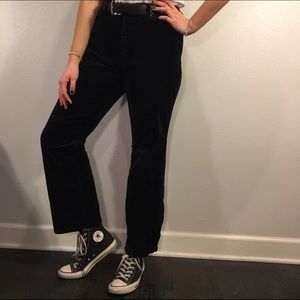Black Velvet pants