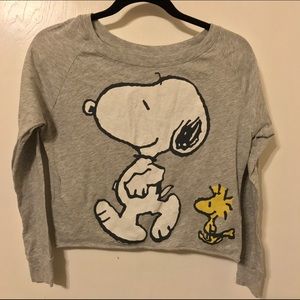 Snoopy & Woodstock Crop Top
