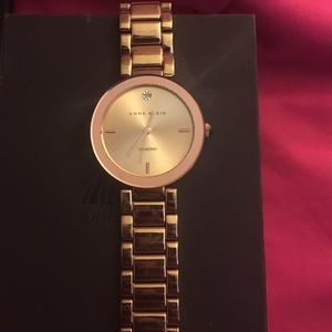 Anne Klein gold watch!