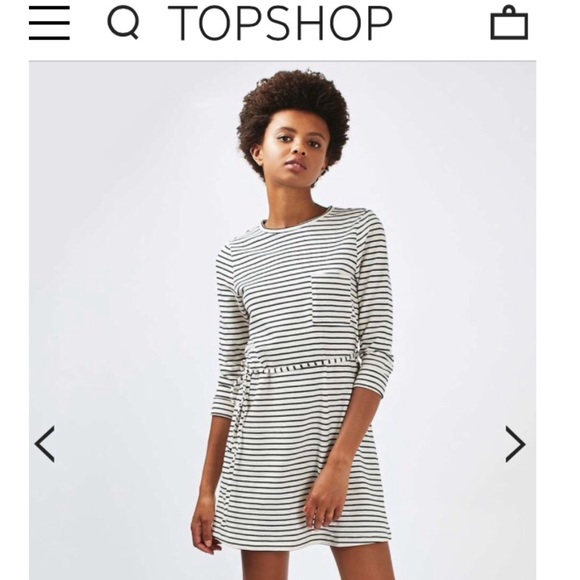 πTopshop Striped Dress - Picture 2 of 8