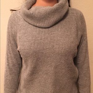 Light Gray Turtleneck Sweater