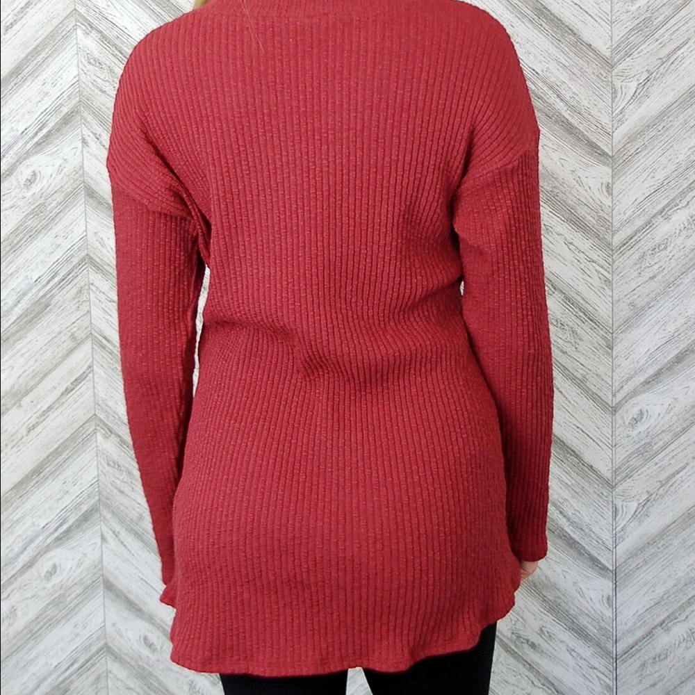 The Chelsea top ribbed lace up - Picture 2 of 3