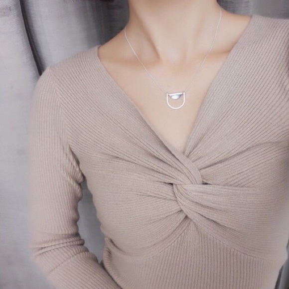 Geometry simple necklace - Picture 3 of 4