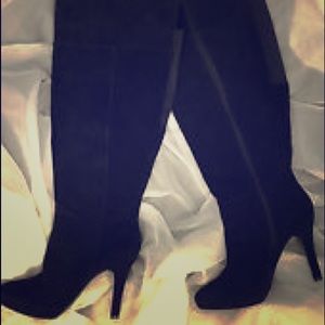 NWT Lane Bryant Suede Over Knee Boots