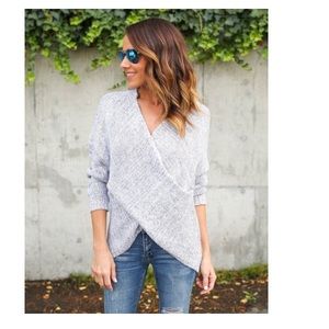 Beautiful crossover sweater. Trades/Offers Welcome