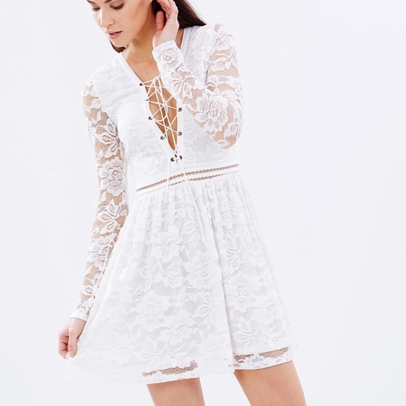 BNWT Essence Lace Flare Dress by Shilla