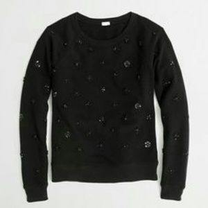 J. Crew Beaded Sweatshirt