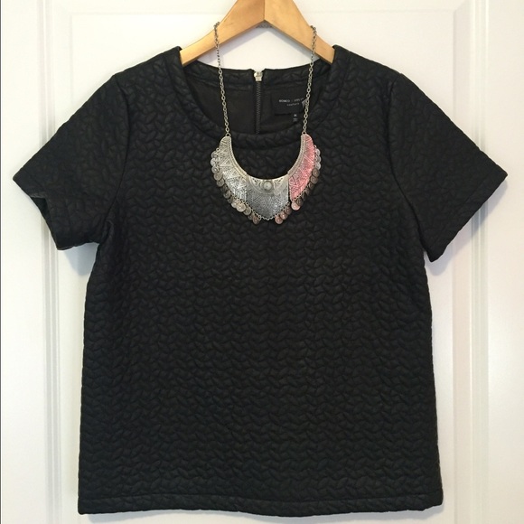 🚫SOLD🚫Romeo and Juliet Faux Leather Top