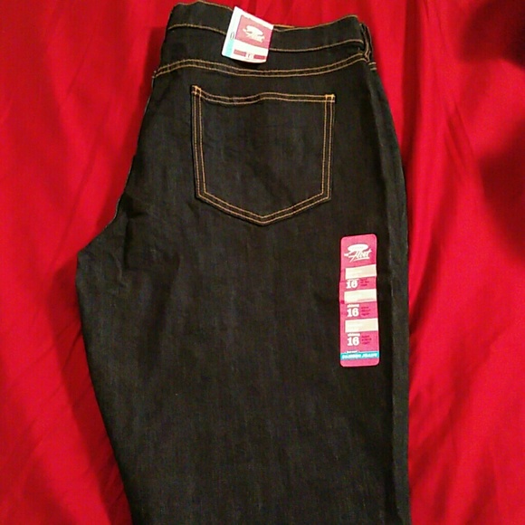 Navy blue soft cotton jeans