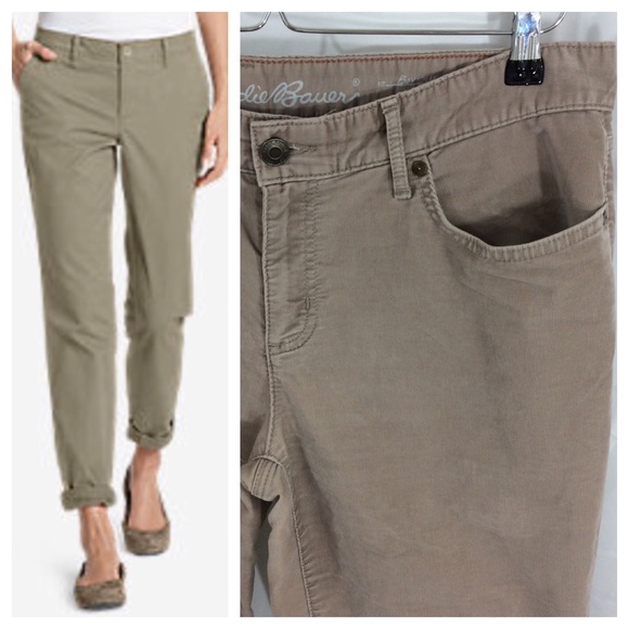 eddie bauer boyfriend pants