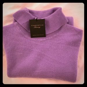 Small Charter Club Cashmere turtle neck sweater