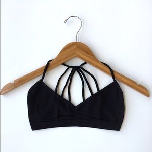 FINAL SALE!! Black Strappy Back Bralette