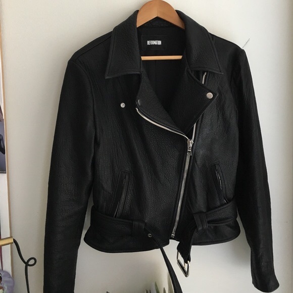 Reformation leather jacket