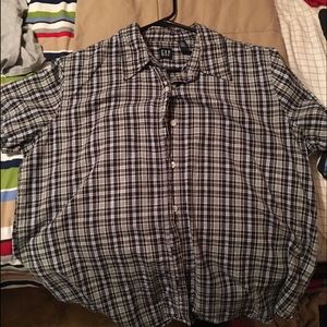 Kids gap XL short sleeve dress shirt