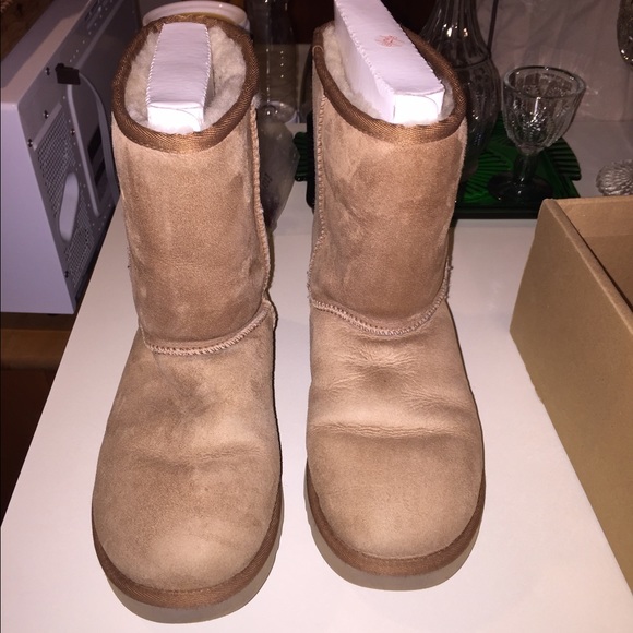 Ugg classic short chestnut boots.